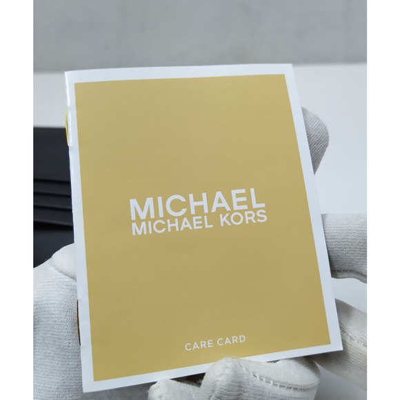 Michael Kors Black Pebbled Leather Credit Card Bifold Wallet - NWT $298 - Picture 5 of 15